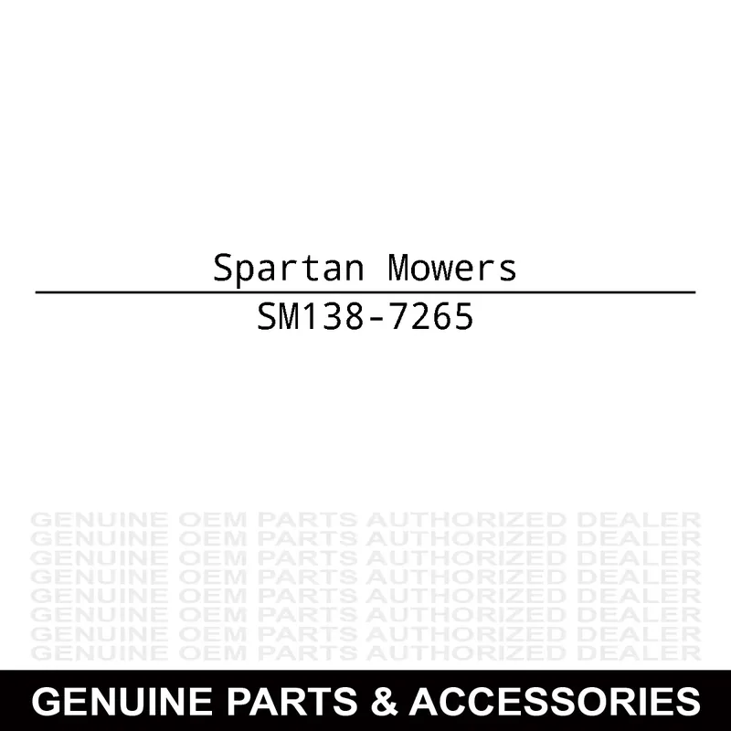 Spartan Mowers 138-7265 Extension Spring Markdown