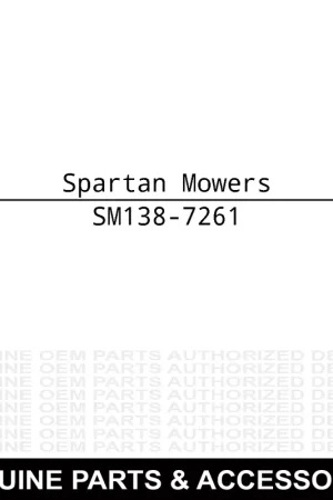 Spartan Mowers 138-7261 Welded Pulley Assembly High Quality