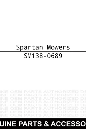 Brand New Spartan Mowers 138-0689 SCREW-PH
