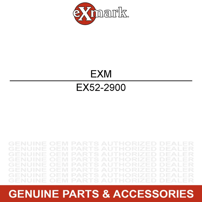 Exmark 52-2900 WASHER-PLASTIC Special Discount
