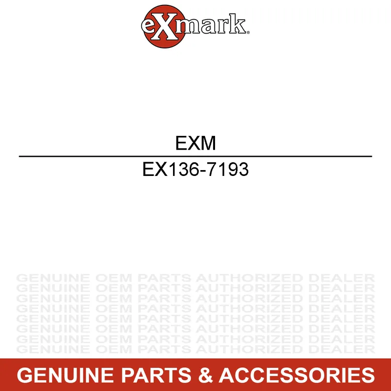 Exmark 136-7193 Rod Trunnion Order Now