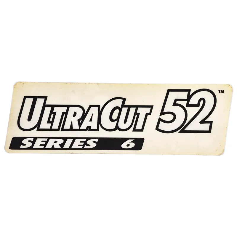 Exmark 109-9438 ULTRACUT 52 SERIES 6 Decal Hassle-Free Returns