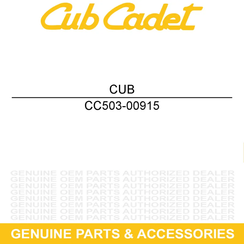 Don't Miss Out CUB CADET 503-00915 FLANGE BOLT M8X65