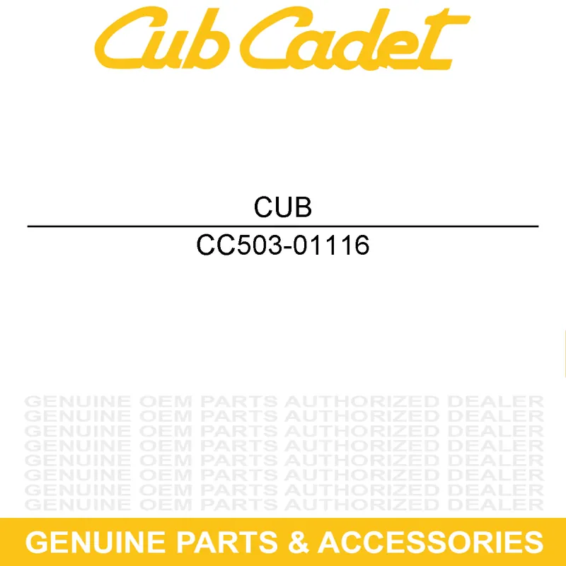 CUB CADET 503-01116 OIL SEAL 44X60X7 Super Sale