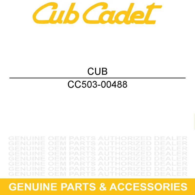Buy Today CUB CADET 503-00488 Parking Brake Dragline Assembly