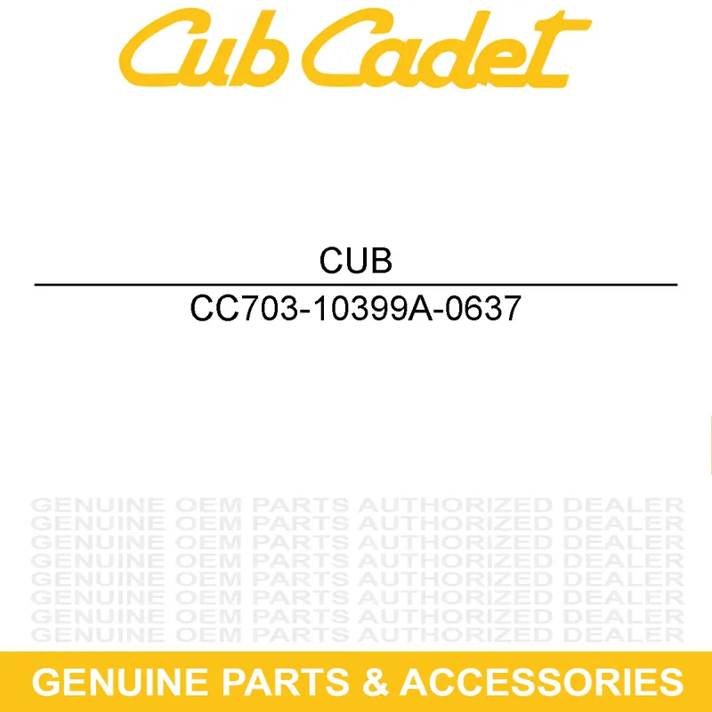 CUB CADET 703-10399A-0637 Powder Black Throttle Cab Spacer Next Day Delivery