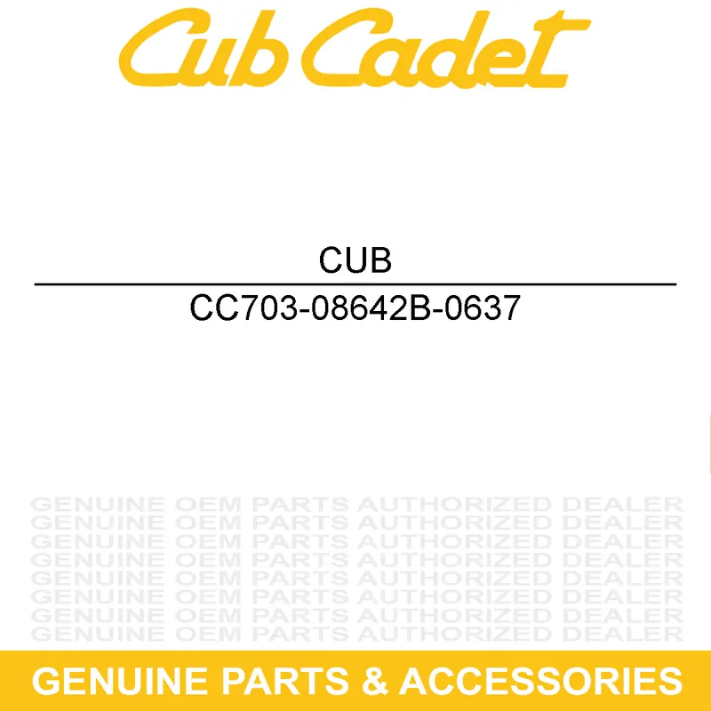 Hassle-Free Returns CUB CADET 703-08642B-0637 Powder Black Floorboard Rzt-S