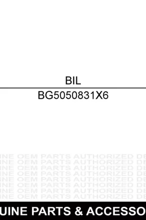 Billy Goat 5050831X6 Fuel Line Certified