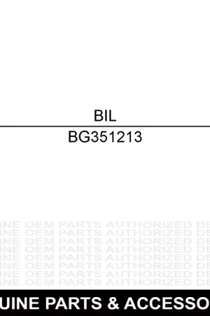 Billy Goat 351213 BELT, V, 4L 31.17EL OHR ETH, AMD CD AY2 Final Sale