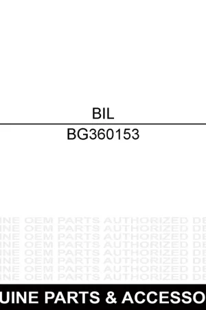 Billy Goat 360153 BOLT SHOULDER 3/8" X 2" Place Order