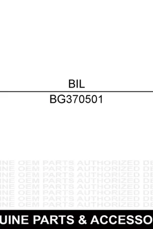 Certified Billy Goat 370501 Right Hand Control Arm Blade