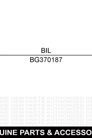 Billy Goat 370187 CABLE GUIDE Sale