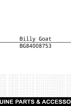 Billy Goat 84008753 Fuel Cap Price Drop