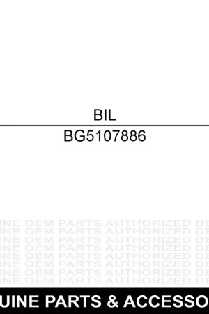 Billy Goat 5107886 PIN, DEFLECTOR LOCK, Z3, CZ Grab Now