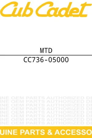 Authentic MTD 736-05000 WASHER-FLAT
