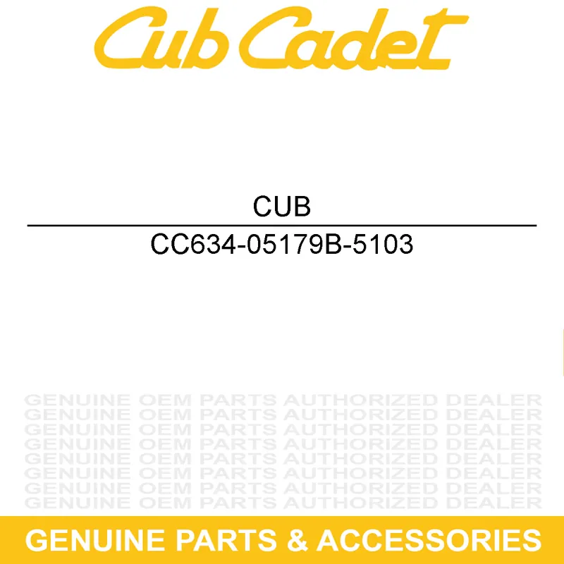 Buy Today CUB CADET 634-05179B-5103 RIM ASM 8.0X5.38