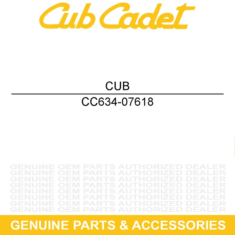 CUB CADET 634-07618 WHL ASM:8X2:BB:Z:B Limited Offer