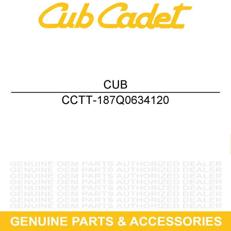 CUB CADET TT-187Q0634120 NUT-LOCK 3/4-16 Bargain