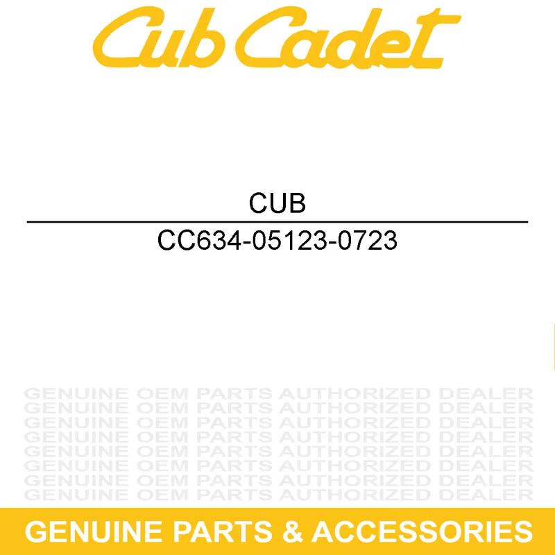 Save Now CUB CADET 634-05123-0723 TIRE ASM-AIRLESS