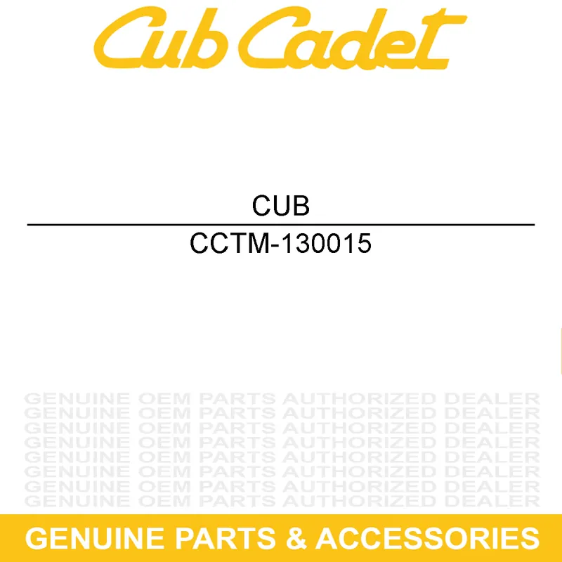 Buy Direct CUB CADET TM-130015 RETAINING RING