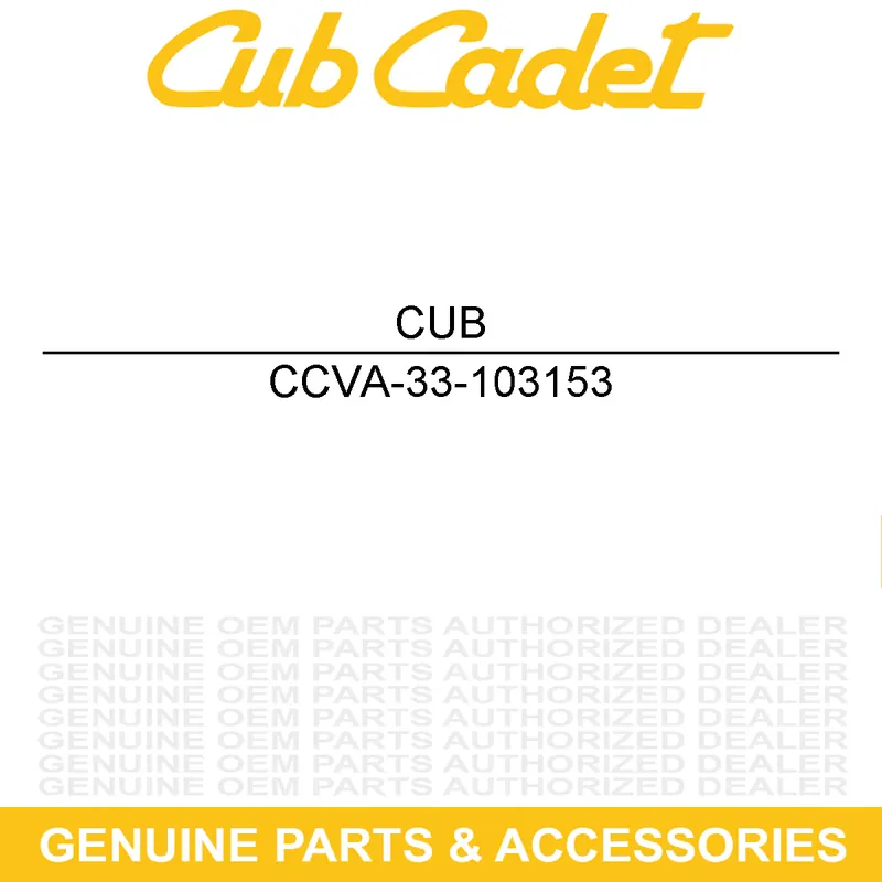CUB CADET VA-33-103153 3/8" HOSE BY IN-OR Best Choice