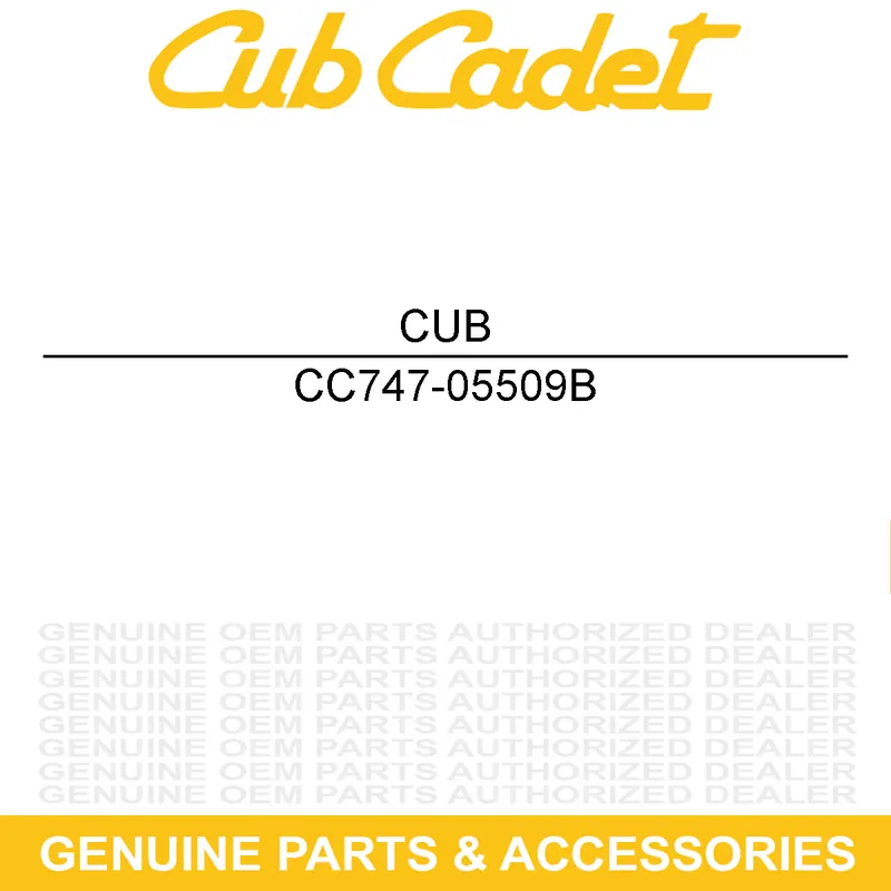 CUB CADET 747-05509B ROD-HYD PMP RELEAS Order Now