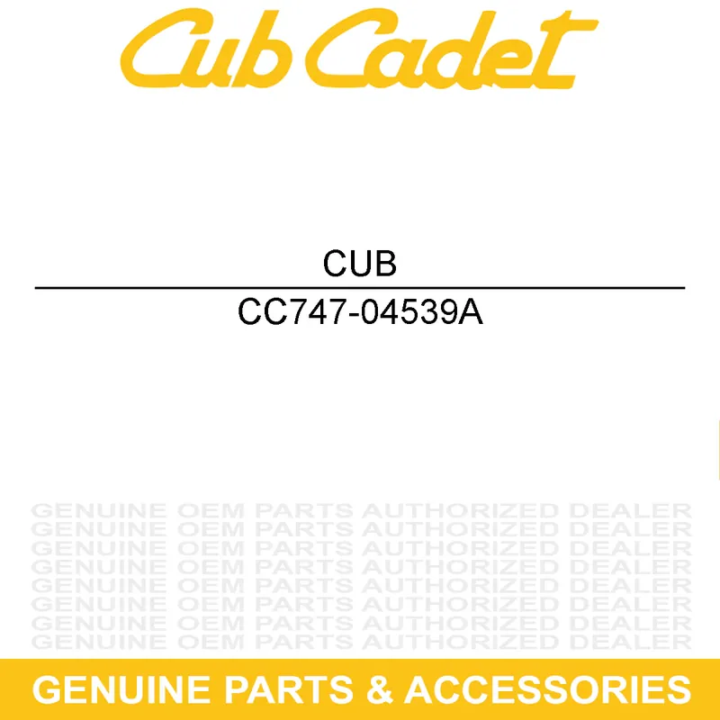 Buy Today CUB CADET 747-04539A Control Handle