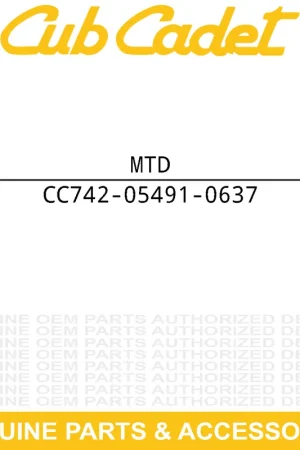 Authentic MTD 742-05491-0637 8 X 2 EDGER BLADE
