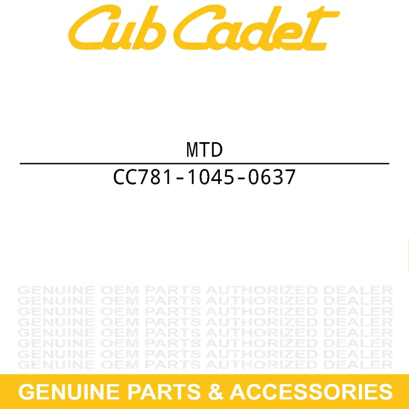MTD 781-1045-0637 LATCH Popular