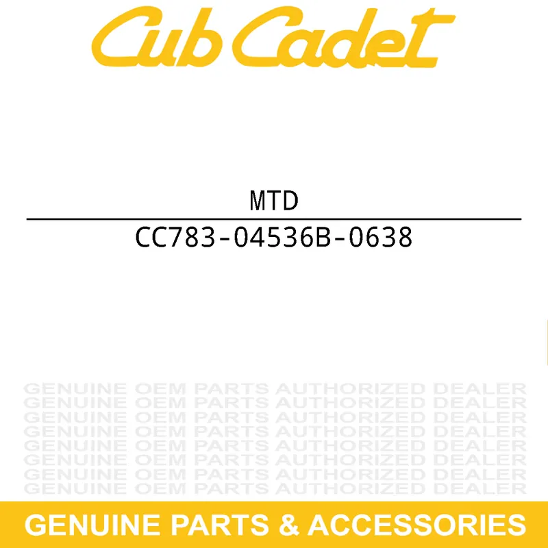 MTD 783-04536B-0638 BRACKET-PEDAL SUPP Special Offer