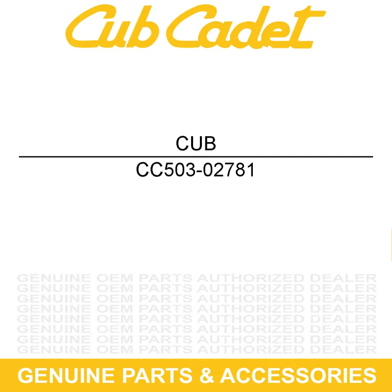 CUB CADET 503-02781 Steering Assembly Free Returns
