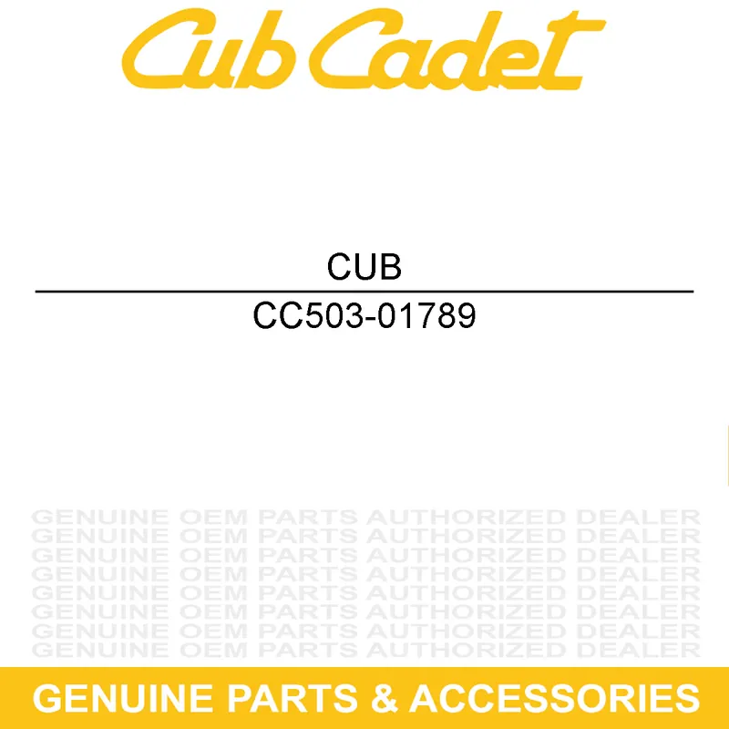 CUB CADET 503-01789 PIN - SHOULDER Fast Shipping