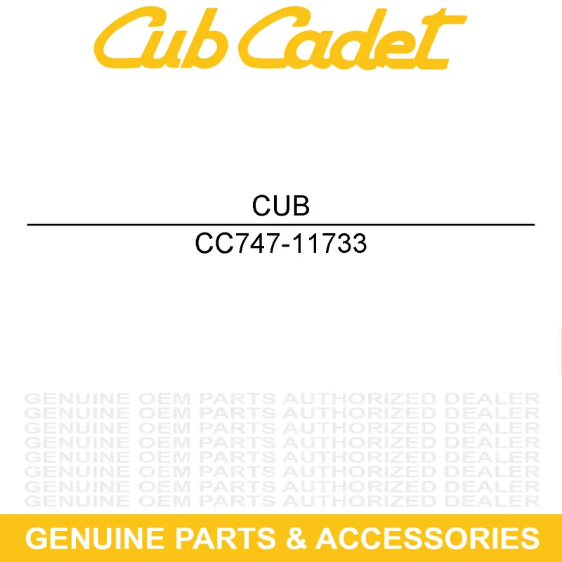 Cheap CUB CADET 747-11733 Right Hand Deck Control Rod