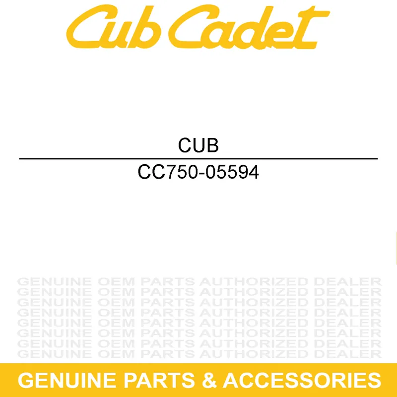 CUB CADET 750-05594 SPACER .551X.750X Low Price