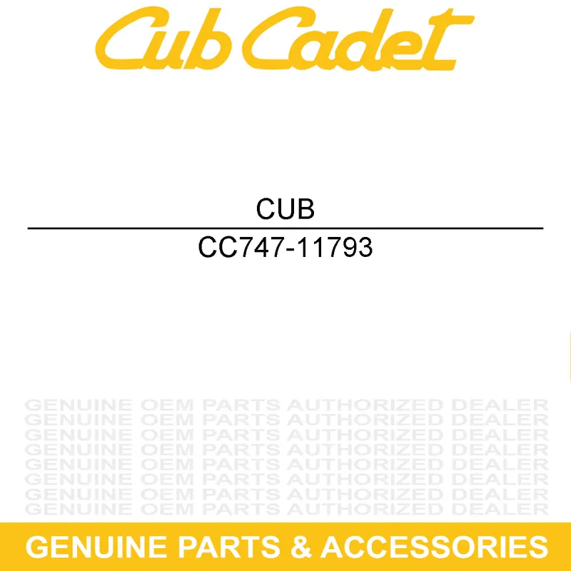 One Day Deal CUB CADET 747-11793 Bypass Rod 5400