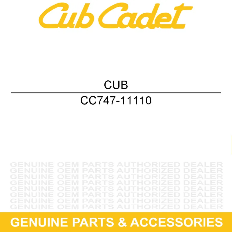 CUB CADET 747-11110 Upper Control Rod Cheap