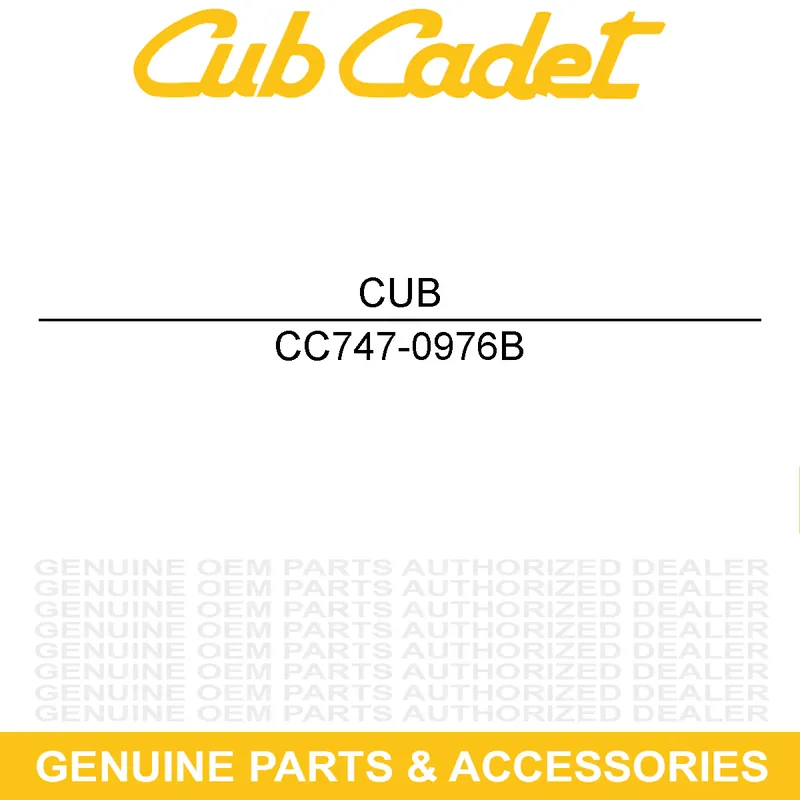 Fan Favorite CUB CADET 747-0976B Blade Control Bail