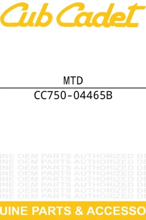 While Supplies Last MTD 750-04465B 04465C SPCR:FLG: