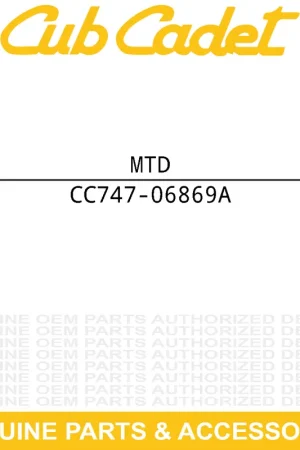 Trusted Brand MTD 747-06869A ROD-BELT KEPR MAN