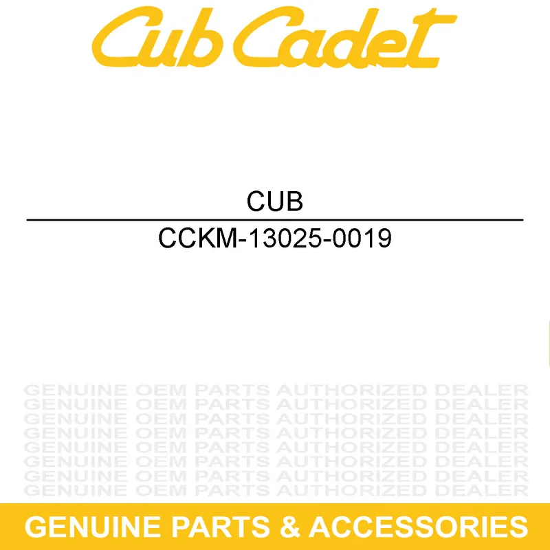 CUB CADET KM-13025-0019 RING SET-PISTON L0 Reduced Price