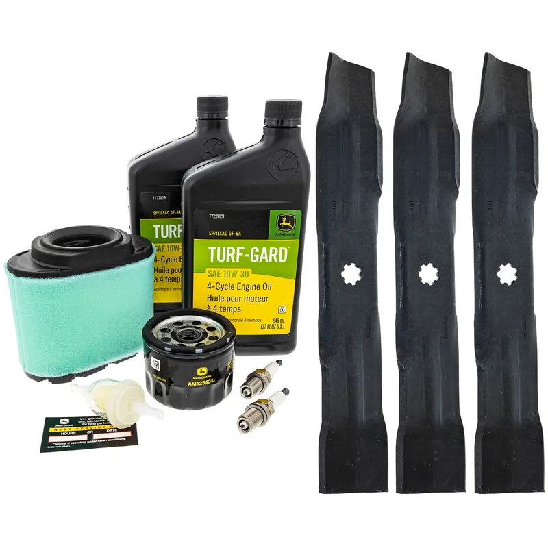 John Deere 1002024 Maintenance Kit / Mulching Blades Free Returns