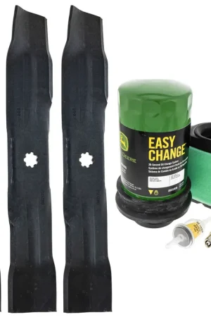 Affordable John Deere 1001617 Maintenance Kit w/ Mulching Blades