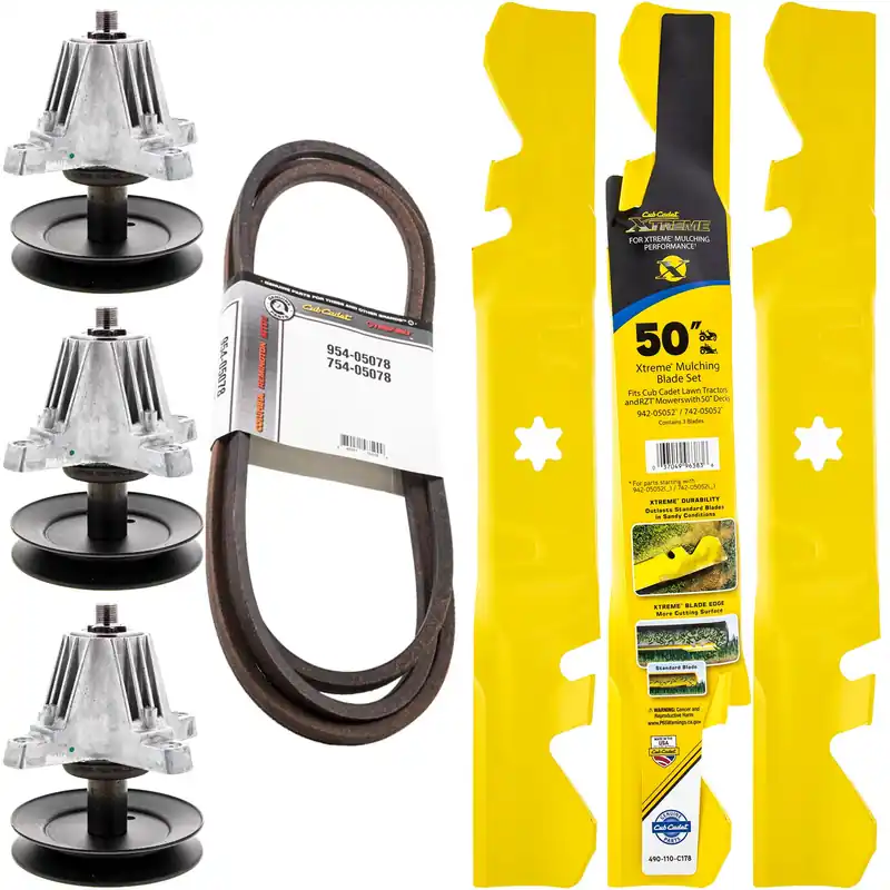 CUB CADET 1001959 Blade Spindle Belt Kit Reduced Price
