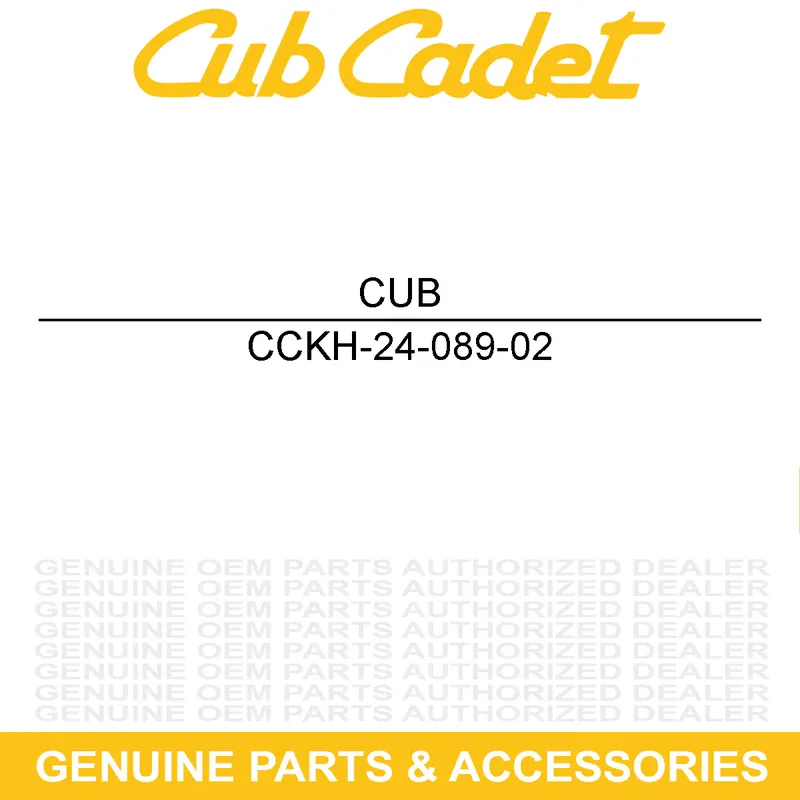 CUB CADET KH-24-089-02 Cylinder Head Valve Shoulder Screw Markdown