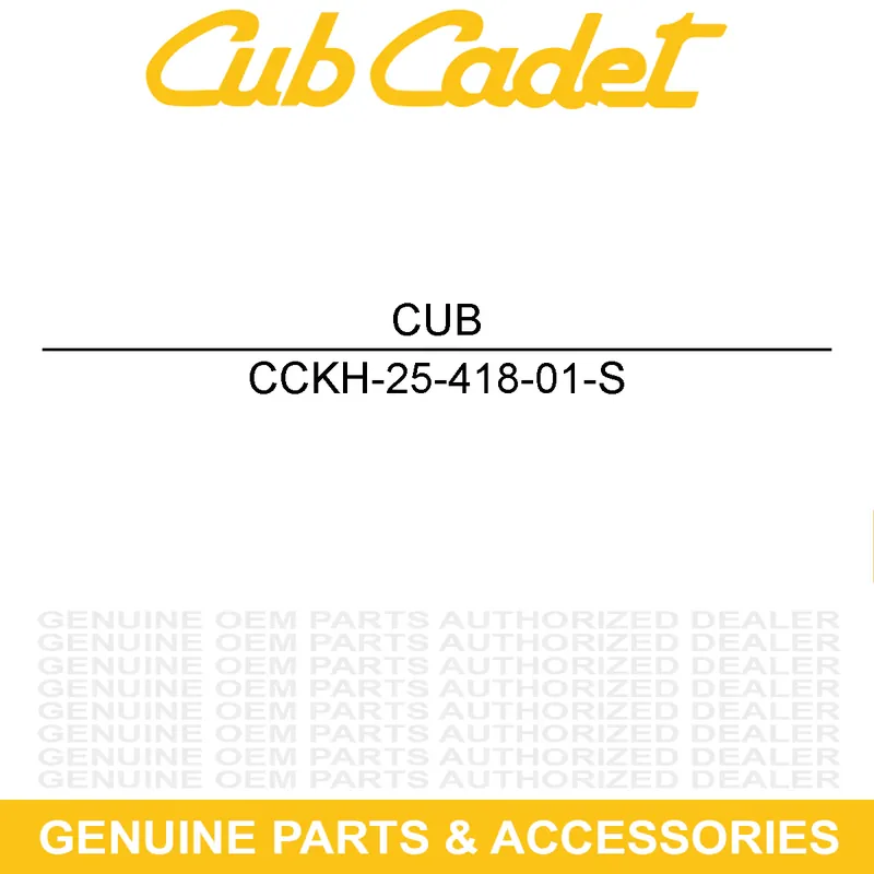 CUB CADET KH-25-418-01-S SENSOR-SPEED Best Choice