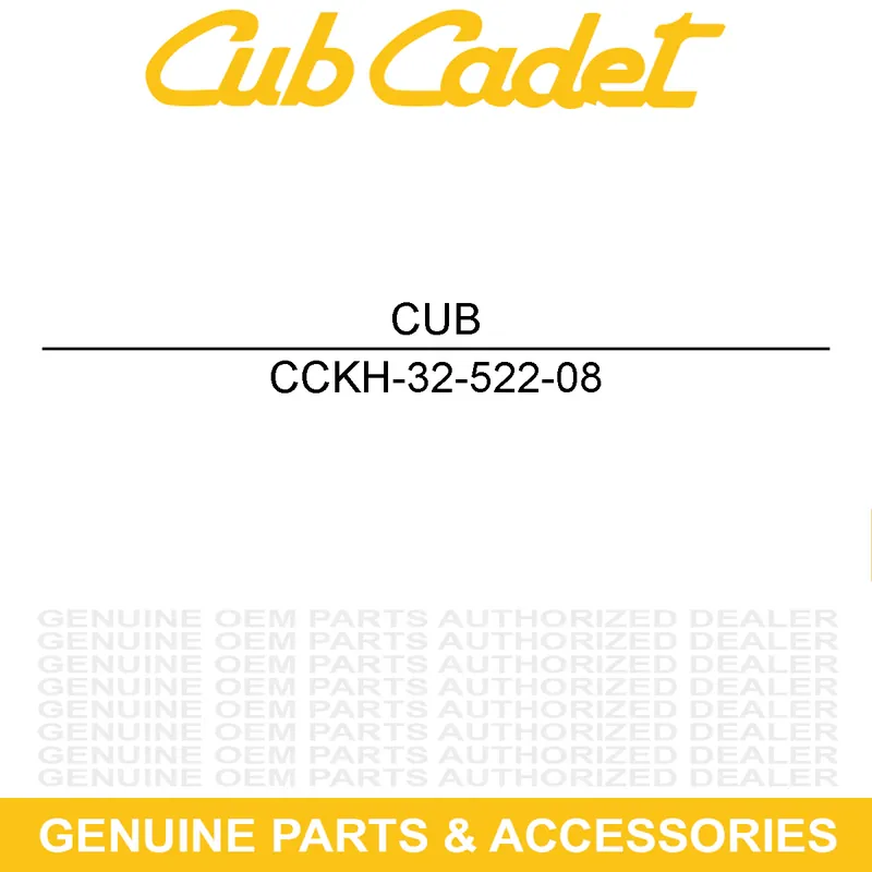 Next Day Delivery CUB CADET KH-32-522-08 SHORT BLOCK KT