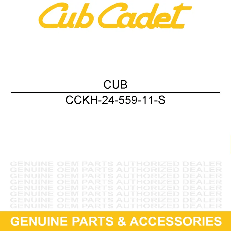 Professional Grade CUB CADET KH-24-559-11-S Fuel Pump