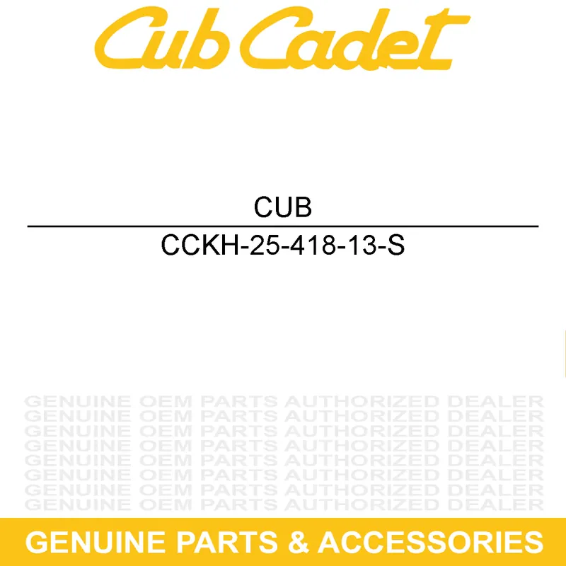 Order Now CUB CADET KH-25-418-13-S Sensor