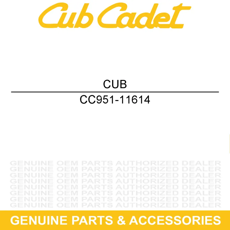 Crafted CUB CADET 951-11614 Breather Valve