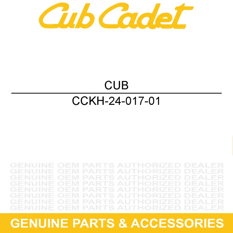 CUB CADET KH-24-017-01 Intake Std Valve Grab Now